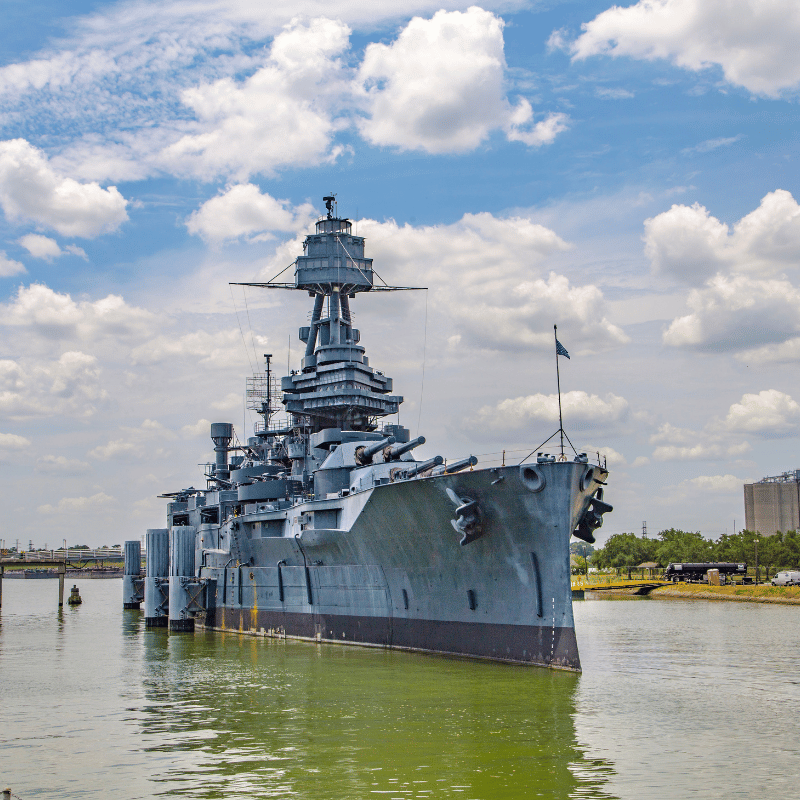 Battleship Texas Dry Dock Tours Galveston Events Sand 'N Sea